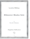 Midsummer Meadow Suite for recorder orchestra score and parts