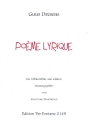Pome lyrique fr Altblockflte und Gitarre Stimmen