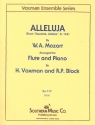 Alleluja KV165 for flute and piano
