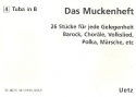 Das Muckenheft  fr 4-stimmiges Blechblser-Ensemble 4. Stimme in B (Tuba) Violinschlssel