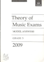Theory of Music Exams Grade 5 2009 Model Answers
