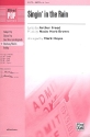 Singin' in the Rain for mixed chorus and piano score