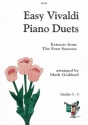 Easy Vivaldi piano duets for piano 4 hands