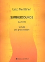 Summersounds (+CD) for flute and grasshoppers (tape) score