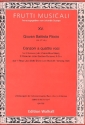 Canzoni a 4 voci fr 1-2 Melodieinstrumente, 2 Bassinstrumente und Bc Partitur und Stimmen (Bc nicht ausgesetzt)