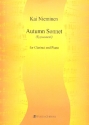 Autumn Sonnet for clarinet and piano