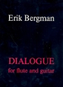 Dialogue for flute and guitar score