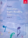 Piano specimen Sight-Reading Tests Grade 8 2009    for piano