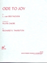 Ode to Joy for flte ensemble score and parts