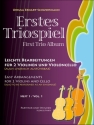 Erstes Triospiel Band 1 fr 2 Violinen und Violoncello Partitur und Stimmen