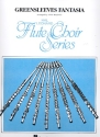 Greensleeves Fantasia for flute ensemble score and parts