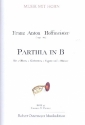 Parthia B-Dur fr 2 Oboen, 2 Klarinetten, 2 Fagotte und 2 Hrner Partitur und Stimmen