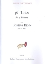 36 Trios  fr 3 Hrner Partitur und Stimmen