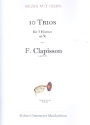 10 Trios op.30  fr 3 Hrner Partitur und Stimmen