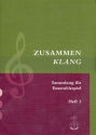 Zusammenklang Band 1 fr 4-stimmiges Ensemble Partitur und Stimmen