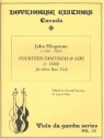 14 Fantasias and Airs for 3 bass viols score and parts