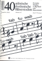 40 stilistische rhythmische Blserstudien: fr Blasorchester (Big Band) Stimme in C