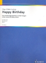 Happy Birthday fr Oboe, Klarinette und Fagott Partitur und Stimmen