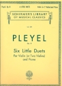 6 Little Duets op.8 for violin and piano