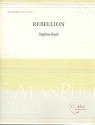 Rebellion for trombone, piano and percussion score and parts