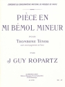 Piece en mi bemol mineur pour trombone et piano