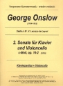 Sonate c-Moll op.16,2 fr Violoncello und Klavier