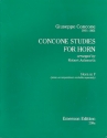 Concone Studies  for horn in F