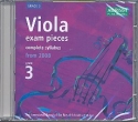 Viola Exam Pieces Grade 3 CD Complete Syllabus 2008