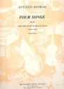 4 Songs op.82 for soprano or tenor and piano