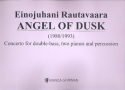 Angel of Dusk for double bass, 2 pianos and percussion score