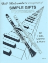 Simple Gifts for flute, clarinet and piano parts