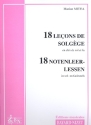 18 Lecons de solfge en cls de sol et fa
