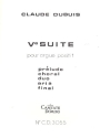 Suite no.5 pour orgue positif