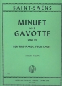 Minuet and Gavotte op.65 for two pianos 4 hands 2 scores