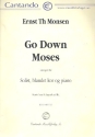 Go down Moses solo, gem Chor und Klavier (Kontrabass und Schlagwerk ad lib),  Partitur