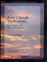 4 Chorale Meditations for 1-2 instruments and organ score and parts