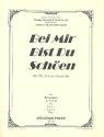 Bei mir bist du schn for 4 recorders (ATTB) score and parts