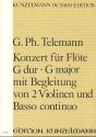 Konzert G-Dur TWV 51:G1 fr Flte, 2 Violinen unc Bc Partitur