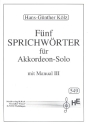 5 Sprichwrter fr Akkordeon MIII