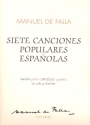 7 Canciones populares Espanolas for double bass and piano