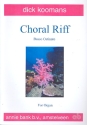 Choral Riff for organ