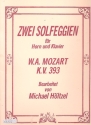 2 Solfeggien KV393 fr Horn und Klavier