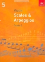 Scales and Arpeggios Grade 5 for violin