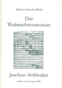 Das Weihnachtsoratorium Band 1 fr 4 Blockflten (SATB) Partitur und Stimmen