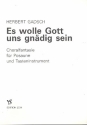 Es wollte Gott uns gndig sein fr Posaune und Tasteninstrument