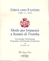 Modo per imparare a sonare di tromba bersetzung und Kommentar (dt)