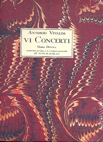 6 Concerti a flauto traverso op.10 facsimile