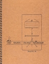 Marschnotenmappe Hochformat 14x19cm Hochformat Pressspan braun