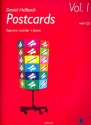 Postcards vol.1 (+CD) for soprano recorder and piano