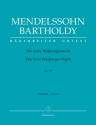 Die erste Walpurgisnacht op.60  fr Soli, gem Chor und Orchester Partitur